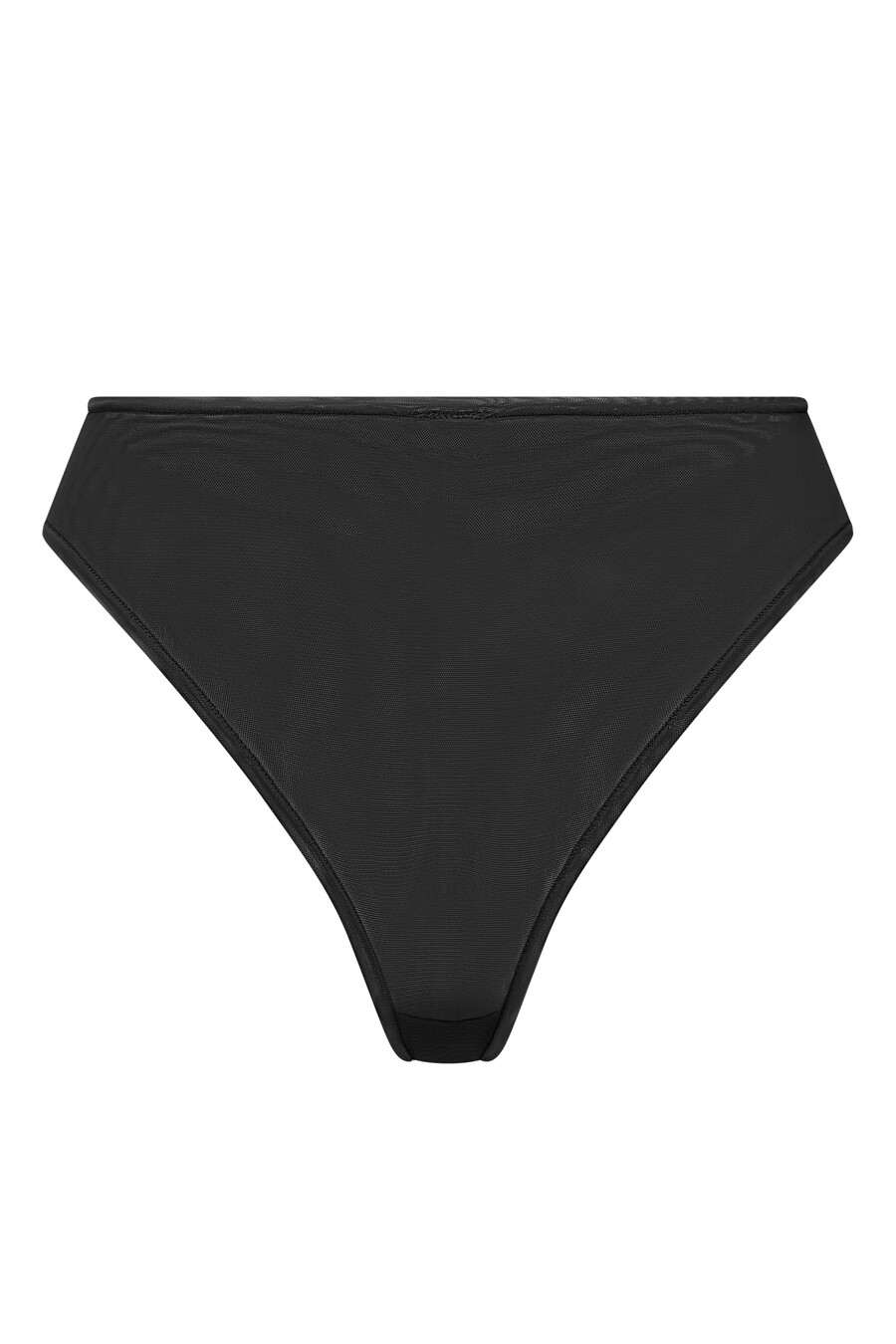 zachte mesh slip in zwart